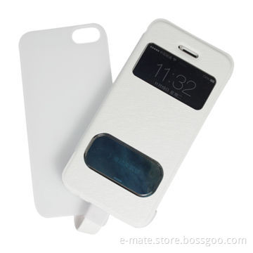 Detachable Magnetic Power Case for iPhone 5/5S, with Protective Leather CoverNew